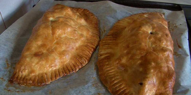 Cornish Pasty - straight out of the oven