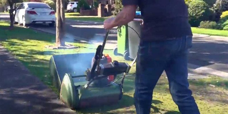 Lawn mower renovated - from a video made during lockdown